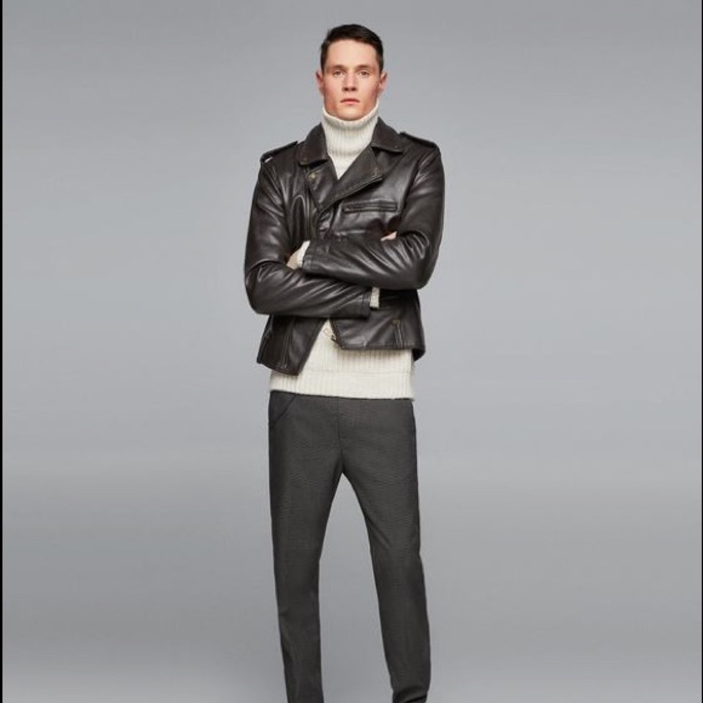 ZARA - Vintage Biker Jacket